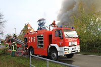 Großbrand in Bebra Bild: Großbrand in Bebra