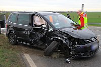 Schwerer Unfall auf der B249 Bild: Schwerer Unfall auf der B249