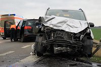 Schwerer Unfall auf der B249 Bild: Schwerer Unfall auf der B249