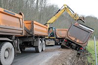 Unfall bei Straußberg Bild: Unfall bei Straußberg
