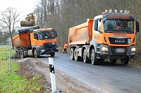 Unfall bei Straußberg Bild: Unfall bei Straußberg