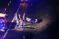 Unfall auf der A38 bei Werther Bild: Unfall auf der A38 bei Werther