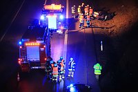 Unfall auf der A38 bei Werther Bild: Unfall auf der A38 bei Werther