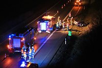 Unfall auf der A38 bei Werther Bild: Unfall auf der A38 bei Werther
