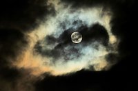 Der Mond über Nordhausen Bild: Der Mond über Nordhausen