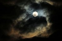 Der Mond über Nordhausen Bild: Der Mond über Nordhausen