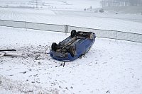 Bild: Verkehrsunfall auf den Hainer Bergen