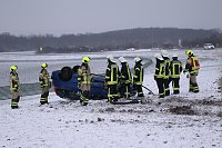 Bild: Verkehrsunfall auf den Hainer Bergen