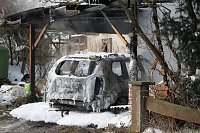 Bild: Autobrand in Niederspier