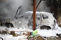 Bild: Autobrand in Niederspier