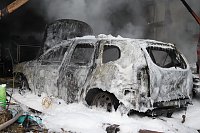Bild: Autobrand in Niederspier