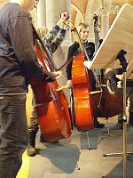 Bild: Kontrabasskurs Landesmusikakademie Th&uuml;ringen