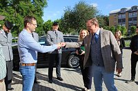 Besuch von Ministerpräsident Ramelow im DRK Kyffhäuserkreisverband in Sondershausen Bild: Besuch von Ministerpräsident Ramelow im DRK Kyffhäuserkreisverband in Sondershausen