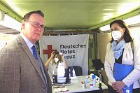 Besuch von Ministerpräsident Ramelow im DRK Kyffhäuserkreisverband in Sondershausen Bild: Besuch von Ministerpräsident Ramelow im DRK Kyffhäuserkreisverband in Sondershausen