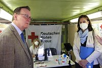 Besuch von Ministerpräsident Ramelow im DRK Kyffhäuserkreisverband in Sondershausen Bild: Besuch von Ministerpräsident Ramelow im DRK Kyffhäuserkreisverband in Sondershausen
