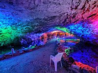 Bild: World of Lights in der Barbarossah&ouml;hle
