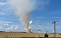 Bild: Feldbrand bei Allmenhausen
