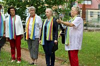 Bild: Einweihung Geweihbaum zum 40. Chorjubil&auml;um des Frankenh&auml;user Frauenchors