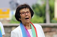 Bild: Einweihung Geweihbaum zum 40. Chorjubil&auml;um des Frankenh&auml;user Frauenchors