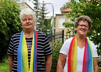 Bild: Einweihung Geweihbaum zum 40. Chorjubil&auml;um des Frankenh&auml;user Frauenchors