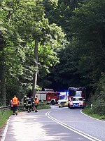 Folgenschwerer Motorradunfall im Kyffhäuser Bild: Folgenschwerer Motorradunfall im Kyffhäuser