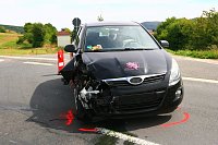 Unfall bei Bendeleben Bild: Unfall bei Bendeleben