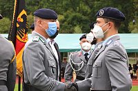 Vereidigung junger Rekruten der Bundeswehr in Sondershausen Bild: Vereidigung junger Rekruten der Bundeswehr in Sondershausen