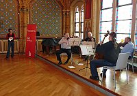 Bild: Musikstunde im Scholl-Gymnasium
