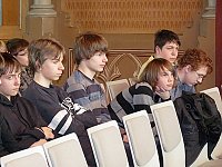 Bild: Musikstunde im Scholl-Gymnasium