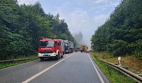 Bild: Aufleger f&auml;ngt Feuer