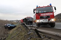 Tödlicher Unfall auf der B4 Bild: Tödlicher Unfall auf der B4