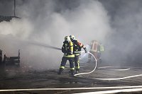 Brand im Greußener Gartencenter Bild: Brand im Greußener Gartencenter