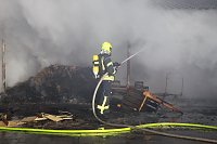 Brand im Greußener Gartencenter Bild: Brand im Greußener Gartencenter