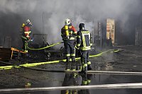 Brand im Greußener Gartencenter Bild: Brand im Greußener Gartencenter