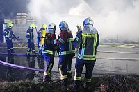 Brand im Greußener Gartencenter Bild: Brand im Greußener Gartencenter