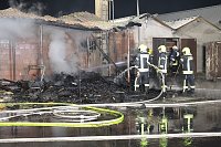 Brand im Greußener Gartencenter Bild: Brand im Greußener Gartencenter