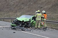 Unfall heute Nachmittag auf der B4 Bild: Unfall heute Nachmittag auf der B4