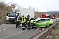 Unfall heute Nachmittag auf der B4 Bild: Unfall heute Nachmittag auf der B4