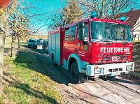 Brand in Allmenhausen Bild: Brand in Allmenhausen