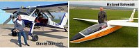Bild: David Dietrich und Roland Schmidt bei Aeroclub Bad Frankenhausen