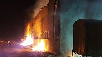 Scheunenbrände bei Esperstedt Bild: Scheunenbrände bei Esperstedt