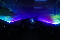 Lasershow beendete den offiziellen Teil Bild: Lasershow beendete den offiziellen Teil