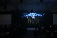 Lasershow beendete den offiziellen Teil Bild: Lasershow beendete den offiziellen Teil