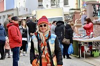 Marktmeisterin Heidrun Schinköth-Heise freute sich über das rege Markttreiben Bild: Marktmeisterin Heidrun Schinköth-Heise freute sich über das rege Markttreiben