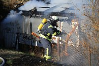Laubenbrand in Sondershausen Bild: Laubenbrand in Sondershausen