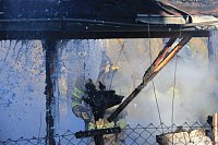 Laubenbrand in Sondershausen Bild: Laubenbrand in Sondershausen