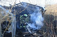 Laubenbrand in Sondershausen Bild: Laubenbrand in Sondershausen