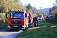 Laubenbrand in Sondershausen Bild: Laubenbrand in Sondershausen
