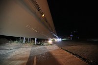 Schwerlasttransport mit Windrädern Bild: Schwerlasttransport mit Windrädern