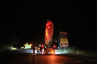 Schwerlasttransport mit Windrädern Bild: Schwerlasttransport mit Windrädern